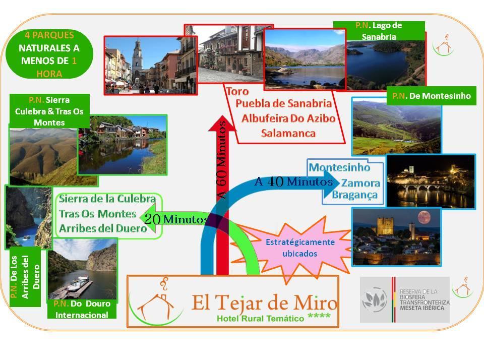 Hotel Rural El Tejar De Miro Ceadea Eksteriør bilde