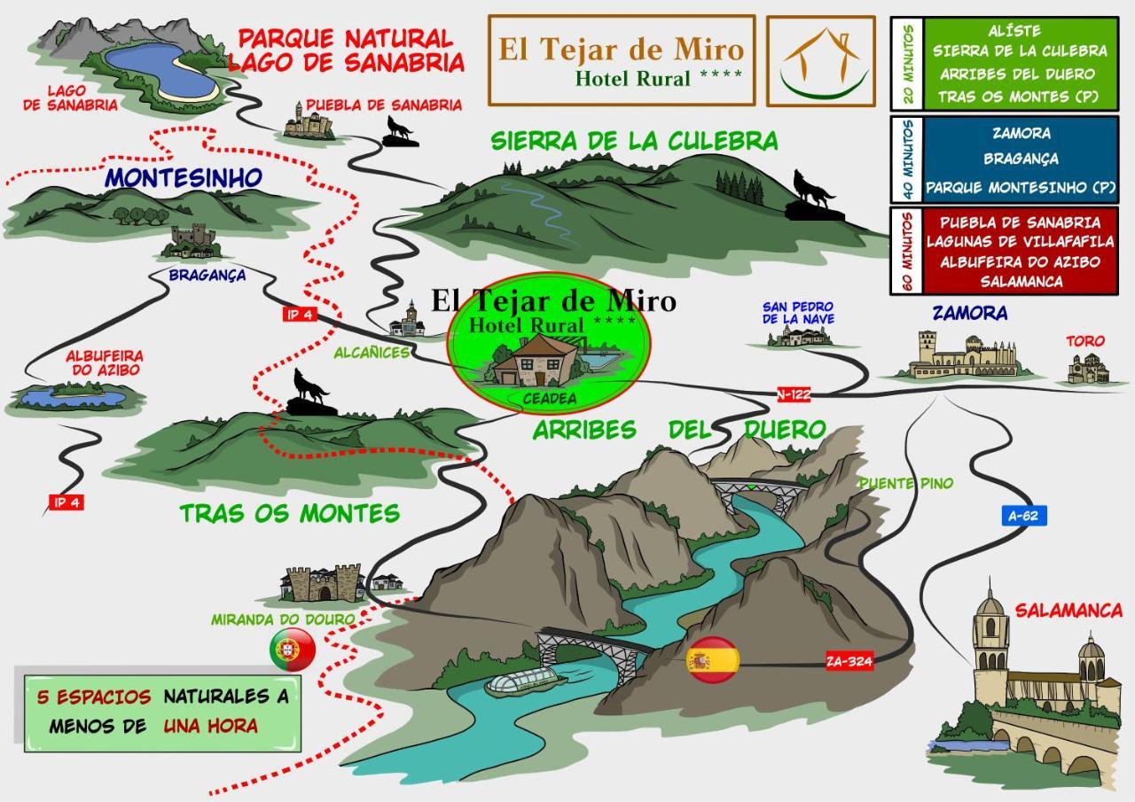 Hotel Rural El Tejar De Miro Ceadea Eksteriør bilde